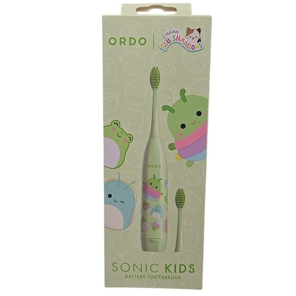 Ordo Sonic Kids Toothbrush Squishmallows Jazwares Battery Powered Green NEW - Picture 1 of 2